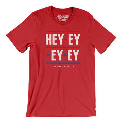Hey-Ey-Ey-Ey Men/Unisex T-Shirt-Red-Allegiant Goods Co. Vintage Sports Apparel