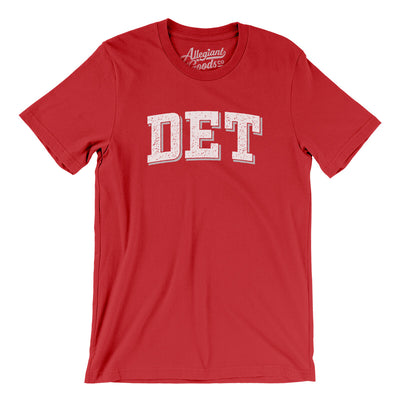 Det Varsity Men/Unisex T-Shirt-Red-Allegiant Goods Co. Vintage Sports Apparel