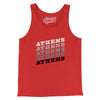 Athens Vintage Repeat Men/Unisex Tank Top-Red-Allegiant Goods Co. Vintage Sports Apparel