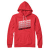 Chicago Vintage Repeat Hoodie-Red-Allegiant Goods Co. Vintage Sports Apparel