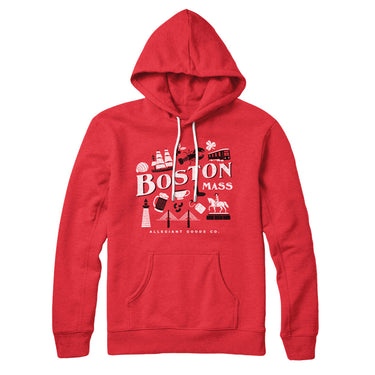 Boston Things Hoodie-Allegiant Goods Co. Vintage Sports Apparel