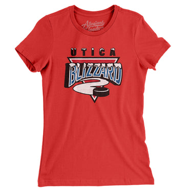 Utica Blizzard Women's T-Shirt-Allegiant Goods Co. Vintage Sports Apparel