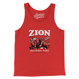 Zion National Park Men/Unisex Tank Top-Allegiant Goods Co. Vintage Sports Apparel