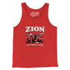 Zion National Park Men/Unisex Tank Top-Red-Allegiant Goods Co. Vintage Sports Apparel