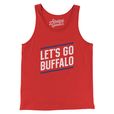Let's Go Buffalo Men/Unisex Tank Top-Allegiant Goods Co. Vintage Sports Apparel
