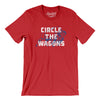 Circle The Wagons Men/Unisex T-Shirt-Red-Allegiant Goods Co. Vintage Sports Apparel