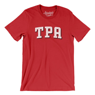 TPA Varsity Men/Unisex T-Shirt-Red-Allegiant Goods Co. Vintage Sports Apparel
