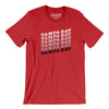 Tampa Bay Vintage Repeat Men/Unisex T-Shirt-Red-Allegiant Goods Co. Vintage Sports Apparel