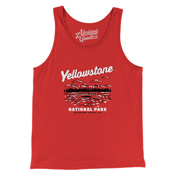 Yellowstone National Park Men/Unisex Tank Top-Allegiant Goods Co. Vintage Sports Apparel