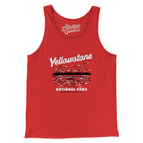 Yellowstone National Park Men/Unisex Tank Top-Allegiant Goods Co. Vintage Sports Apparel