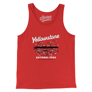 Yellowstone National Park Men/Unisex Tank Top-Allegiant Goods Co. Vintage Sports Apparel