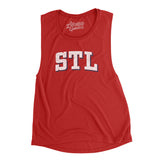 Stl Varsity Women's Flowey Scoopneck Muscle Tank-Allegiant Goods Co. Vintage Sports Apparel