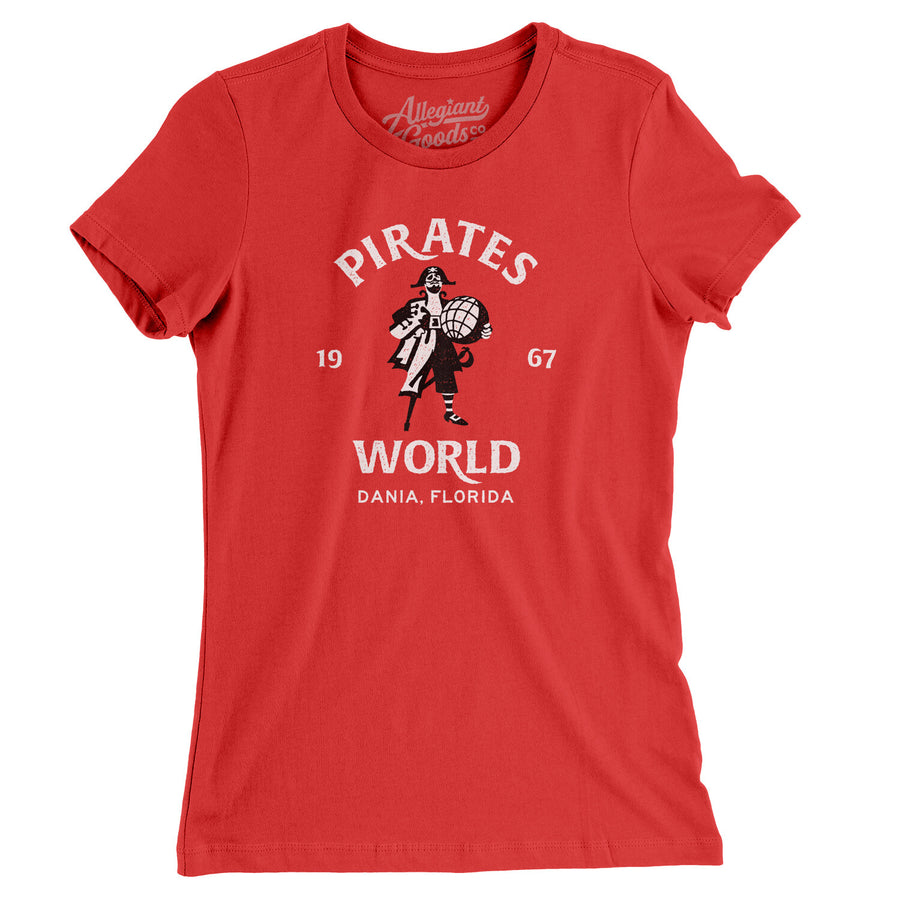 Mtr Pirates World Amusement Park Women's T-Shirt Red / XL