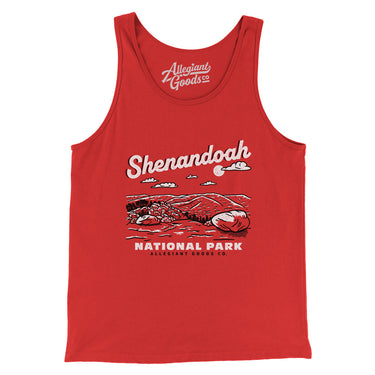 Shenandoah National Park Men/Unisex Tank Top-Allegiant Goods Co. Vintage Sports Apparel