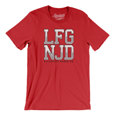 Lfg Njd Men/Unisex T-Shirt-Red-Allegiant Goods Co. Vintage Sports Apparel