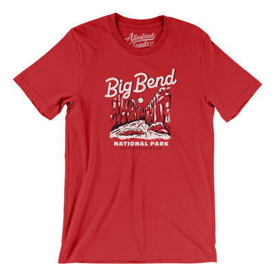 Big Bend National Park Men/Unisex T-Shirt-Red-Allegiant Goods Co. Vintage Sports Apparel