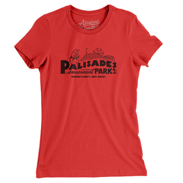 Palisades Amusement Park Women's T-Shirt-Allegiant Goods Co. Vintage Sports Apparel