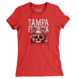 Tampa Florida Pirate Skull Gasparilla Women's T-Shirt-Allegiant Goods Co. Vintage Sports Apparel