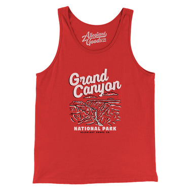 Grand Canyon National Park Men/Unisex Tank Top-Allegiant Goods Co. Vintage Sports Apparel