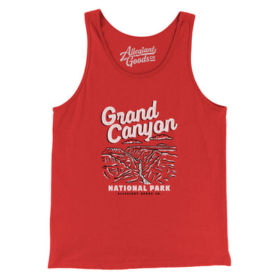 Grand Canyon National Park Men/Unisex Tank Top-Red-Allegiant Goods Co. Vintage Sports Apparel