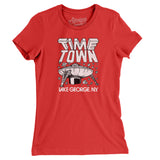 Lake George Time Town Women's T-Shirt-Allegiant Goods Co. Vintage Sports Apparel