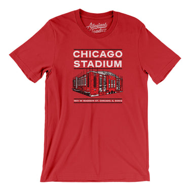 Chicago Stadium Men/Unisex T-Shirt-Allegiant Goods Co. Vintage Sports Apparel