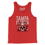 Tampa Florida Pirate Skull Gasparilla Men/Unisex Tank Top-Allegiant Goods Co. Vintage Sports Apparel