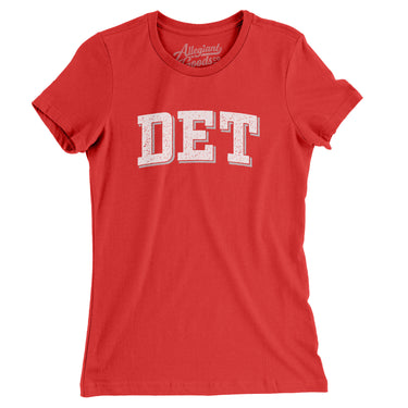 Det Varsity Women's T-Shirt-Allegiant Goods Co. Vintage Sports Apparel