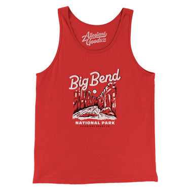 Big Bend National Park Men/Unisex Tank Top-Allegiant Goods Co. Vintage Sports Apparel