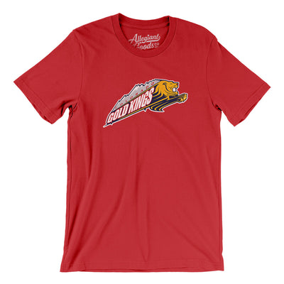 Colorado Gold Kings Men/Unisex T-Shirt-Red-Allegiant Goods Co. Vintage Sports Apparel