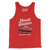 Mount Rainier National Park Men/Unisex Tank Top-Red-Allegiant Goods Co. Vintage Sports Apparel