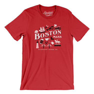 Boston Things Men/Unisex T-Shirt-Allegiant Goods Co. Vintage Sports Apparel