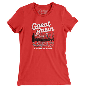 Great Basin National Park Women's T-Shirt-Allegiant Goods Co. Vintage Sports Apparel