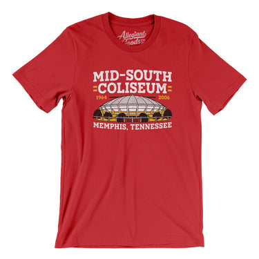 Mid-South Coliseum Men/Unisex T-Shirt-Allegiant Goods Co. Vintage Sports Apparel