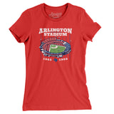 Arlington Stadium Women's T-Shirt-Allegiant Goods Co. Vintage Sports Apparel