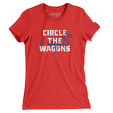 Circle The Wagons Women's T-Shirt-Allegiant Goods Co. Vintage Sports Apparel