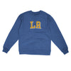 L.a. Varsity Midweight Crewneck Sweatshirt-Royal Heather-Allegiant Goods Co. Vintage Sports Apparel