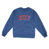 BUF Varsity Midweight Crewneck Sweatshirt-Royal Heather-Allegiant Goods Co. Vintage Sports Apparel