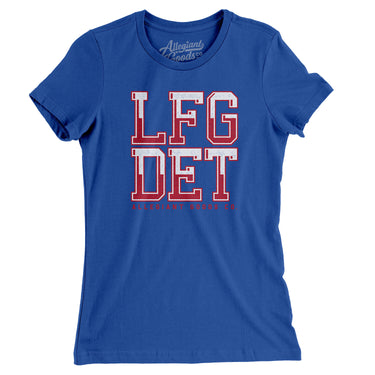 Lfg Det Women's T-Shirt-Allegiant Goods Co. Vintage Sports Apparel
