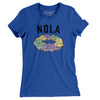 New Orleans King Cake Women's T-Shirt-Royal-Allegiant Goods Co. Vintage Sports Apparel