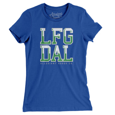 Lfg Dal Women's T-Shirt-Allegiant Goods Co. Vintage Sports Apparel