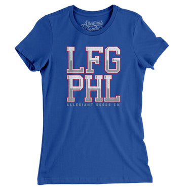 Lfg Phl Women's T-Shirt-Allegiant Goods Co. Vintage Sports Apparel