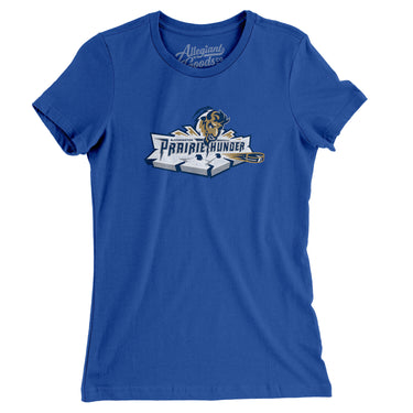 Bloomington Prairiethunder Women's T-Shirt-Allegiant Goods Co. Vintage Sports Apparel