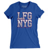 Lfg Nyg Women's T-Shirt-Royal-Allegiant Goods Co. Vintage Sports Apparel