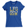 Lfg Gsw Women's T-Shirt-Royal-Allegiant Goods Co. Vintage Sports Apparel