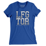 Lfg Tor Women's T-Shirt-Royal-Allegiant Goods Co. Vintage Sports Apparel