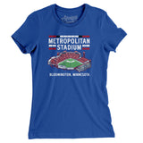Metropolitan Stadium Minnesota Women's T-Shirt-Allegiant Goods Co. Vintage Sports Apparel