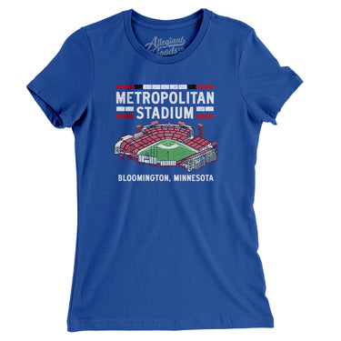 Metropolitan Stadium Minnesota Women's T-Shirt-Allegiant Goods Co. Vintage Sports Apparel