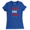 Detroit 313 Area Code Women's T-Shirt-Royal-Allegiant Goods Co. Vintage Sports Apparel