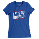 Let's Go Buffalo Women's T-Shirt-Allegiant Goods Co. Vintage Sports Apparel